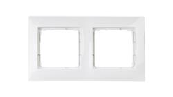 Simon 54 Premium Ramka podwójna biała DR2/11-36242