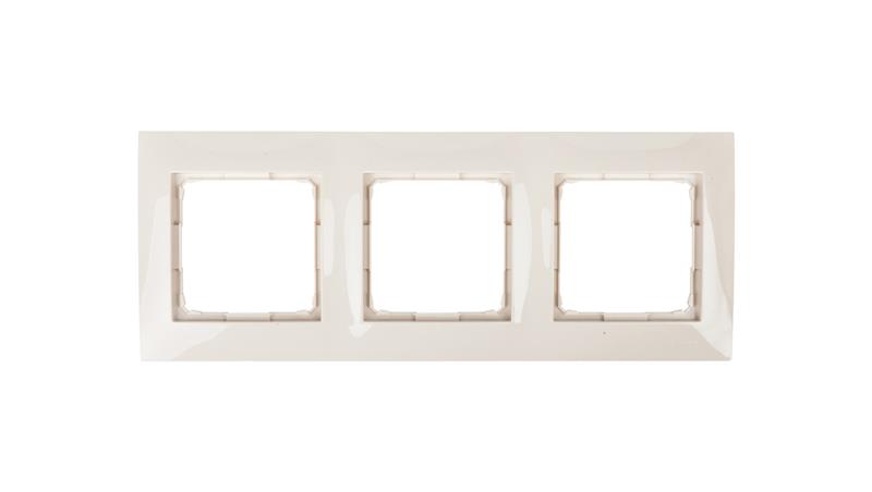 Simon 54 Premium Ramka potrójna kremowa DR3/41-36299