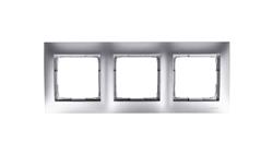 Simon 54 Premium Ramka potrójna srebrny mat DR3/43-36298