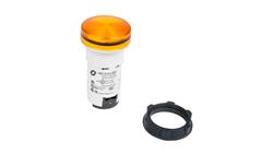Lampka sygnalizacyjna 22mm żółta 24V AC/DC LED XB7EV08BP-6672