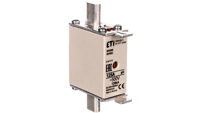Wkładka bezpiecznikowa KOMBI NH000 125A gG/gL 500V WT-00C 004181215-5268
