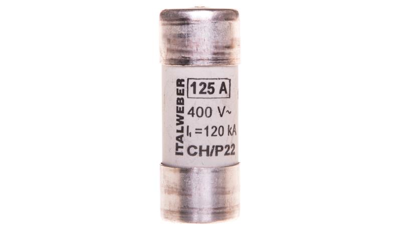 Wkładka bezpiecznikowa cylindryczna 22x58mm 125A gG 400V CH22P /z wybijakiem/ 006711028-8881 Wkładka bezpiecznikowa cylindryczna 22x58mm 125A gG 400V CH22P /z wybijakiem/ 006711028-8881