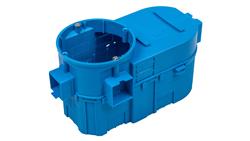 Puszka podtynkowa podwójna 60mm głęboka niebieska SE2x60G 34159203 /5szt./-75531