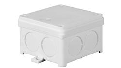 Puszka n/t hermetyczna pusta 88x88x55mm IP67 biała N80x80S odporna na UV 35133206-74711