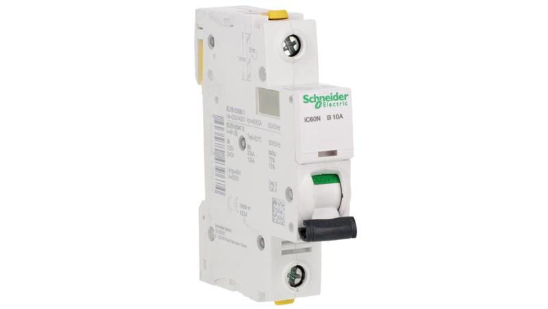 Wyłącznik nadprądowy 1P B 10A 6kA AC iC60N-B10 A9F03110-16194