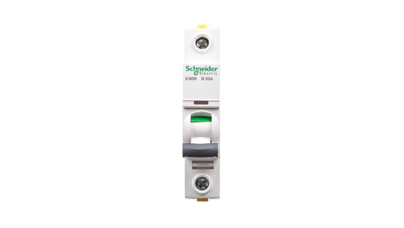 Wyłącznik nadprądowy 1P B 50A 6kA AC iC60N-B50 A9F03150-17092