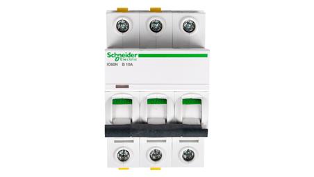 Wyłącznik nadprądowy 3P B 10A 6kA AC iC60N-B10-3 A9F03310-16303