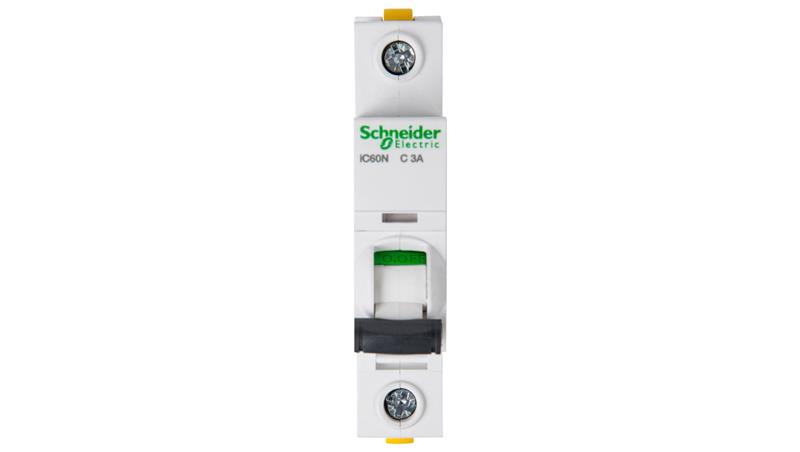 Wyłącznik nadprądowy 1P C 3A 6kA AC iC60N-C3 A9F04103-16394 Wyłącznik nadprądowy 1P C 3A 6kA AC iC60N-C3 A9F04103-16394