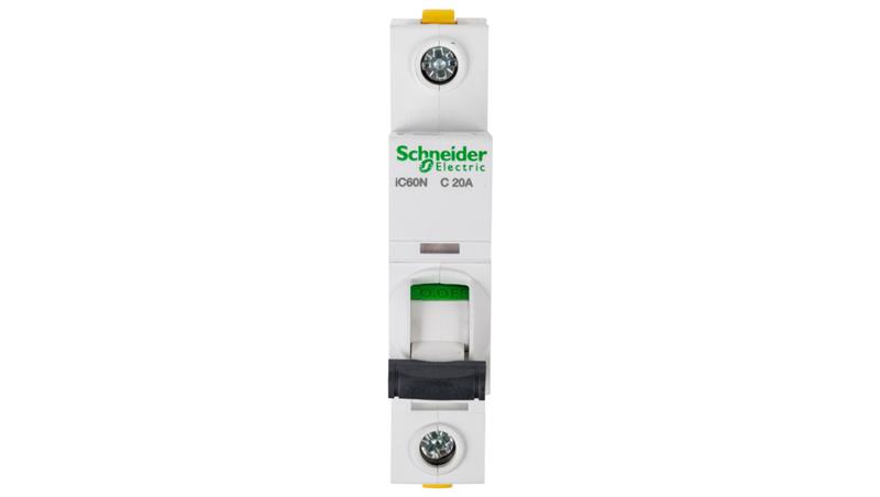 Wyłącznik nadprądowy 1P C 20A 6kA AC iC60N-C20 A9F04120-16329