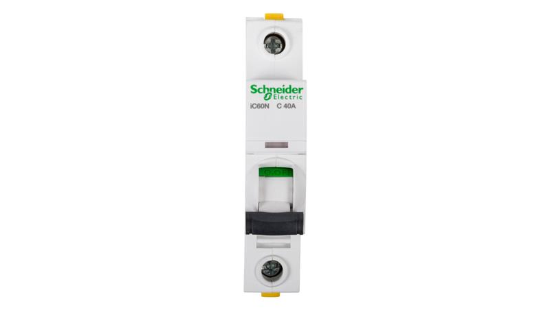 Wyłącznik nadprądowy 1P C 40A 6kA AC iC60N-C40 A9F04140-16690 Wyłącznik nadprądowy 1P C 40A 6kA AC iC60N-C40 A9F04140-16690