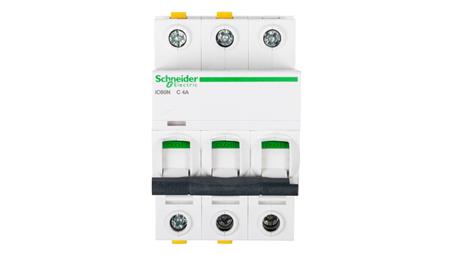 Wyłącznik nadprądowy 3P C 4A 6kA AC iC60N-C4-3 A9F04304-16355