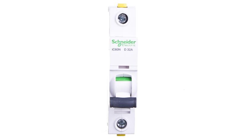 Wyłącznik nadprądowy 1P D 32A 6kA AC iC60N-D32 A9F05132-17455 Wyłącznik nadprądowy 1P D 32A 6kA AC iC60N-D32 A9F05132-17455
