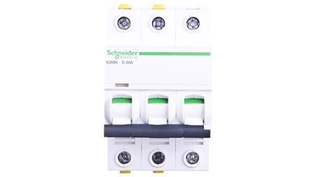 Wyłącznik nadprądowy 3P D 20A 6kA AC iC60N-D20-3 A9F05320-16660