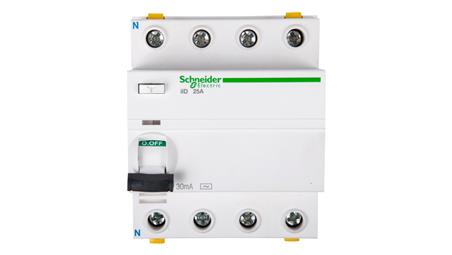 Wyłącznik różnicowoprądowy 4P 25A 0,03A typ AC iID A9Z11425-20517