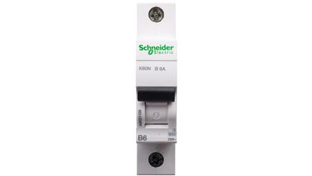 Wyłącznik nadprądowy 1P B 6A 6kA AC K60N A9K01106-16258