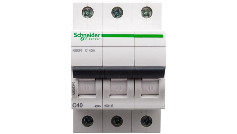 Wyłącznik nadprądowy 3P C 40A 6kA AC K60N A9K02340-16431 Wyłącznik nadprądowy 3P C 40A 6kA AC K60N A9K02340-16431