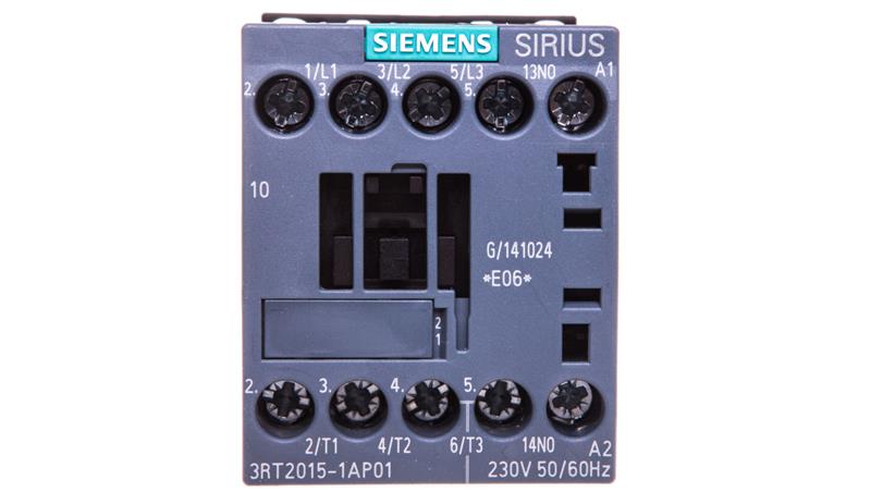 Stycznik mocy 7A 3P 230V AC 1Z 0R S00 3RT2015-1AP01-11822