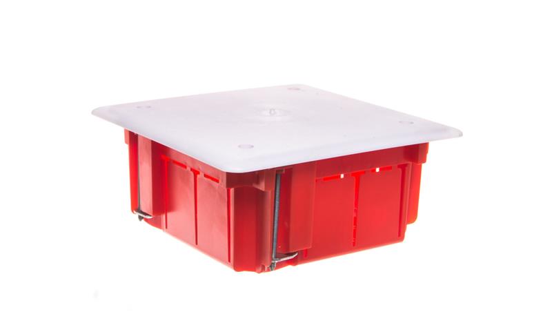 INSTALL-BOX Puszka instalacyjna p/t karton-gips 105x105x50mm ceglasta 0262-00-77699