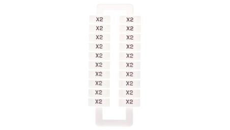 Oznacznik biały (blister 20szt.) 43192 (nadruk X2)-72238