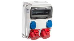 Rozdzielnica budowlana ADAMÓW 2X5P 32A 2xGS IP44 9036212W-65800