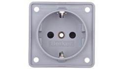 Gniazdo SCHUKO IP40 prosty tworzywo szary Integro 941952506-44075