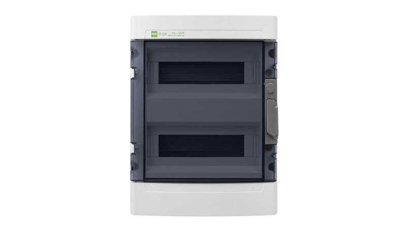 Rozdzielnica hermetyczna EP-LUX natynkowa 2x12 1500V DC1000V AC PE+N dymny IP65 1956-01-68840