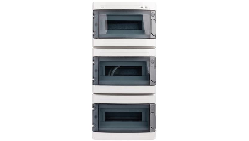 Rozdzielnica hermetyczna EP-LUX RN 3x12 1000V AC 1500V DC PE+N dymny IP65 1958-01-69209 Rozdzielnica hermetyczna EP-LUX RN 3x12 1000V AC 1500V DC PE+N dymny IP65 1958-01-69209