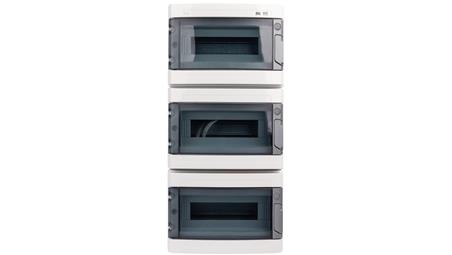 Rozdzielnica hermetyczna EP-LUX RN 3x12 1000V AC 1500V DC PE+N dymny IP65 1958-01-69209