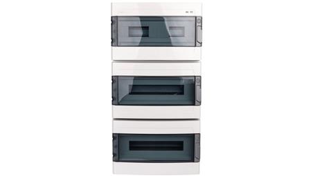 Rozdzielnica hermetyczna EP-LUX RN 3x18 1000V AC 1500V DC PE+N dymny IP65 1959-01-69286