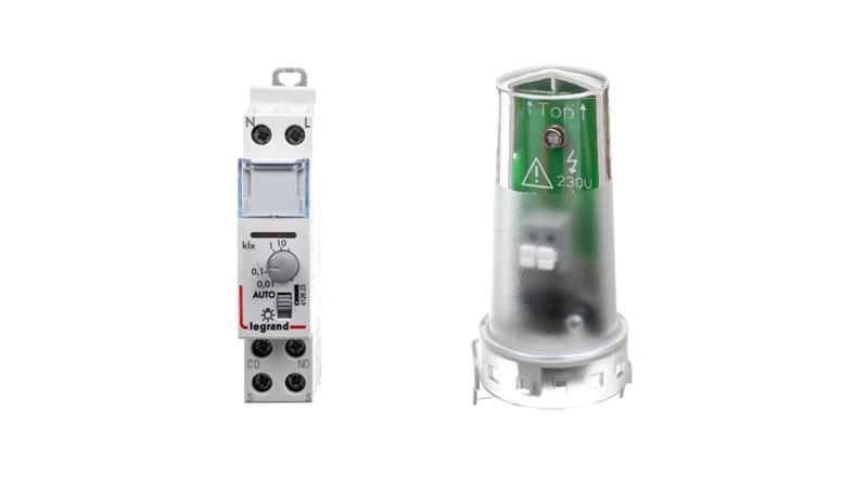 Wyłącznik zmierzchowy 1-funkcja 16A 1-100000lx z fotokomórką IP65 WZ301 412623-25927