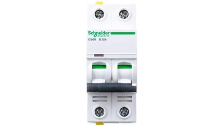 Wyłącznik nadprądowy 2P B 25A 6kA AC iC60N-B25-2 A9F03225-16536