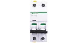 Wyłącznik nadprądowy 2P C 6A 6kA AC iC60N-C6-2 A9F04206-16317