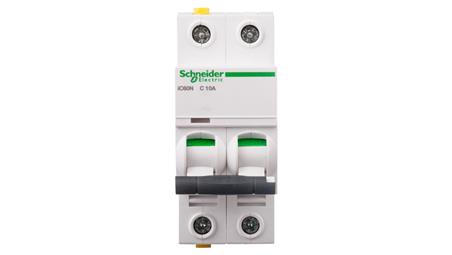 Wyłącznik nadprądowy 2P C 10A 6kA AC iC60N-C10-2 A9F04210-16331