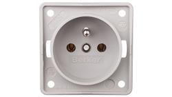 Integro Flow Gniazdo z uziemieniem szare mechanizm 961852506-43644