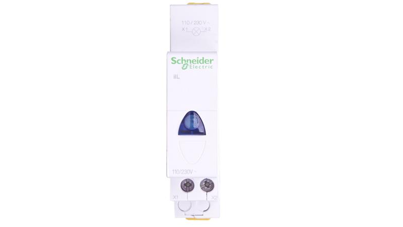 Lampka modułowa niebieska 110-230V AC iIL A9E18323-23972