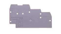 Ścianka końcowa do złączek 3-pietrowych szara 270-319-79200