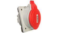 Gniazda tablicowe skośne 5P 32A 400V czerwone GTS 32/5 IP-44 921825-31725