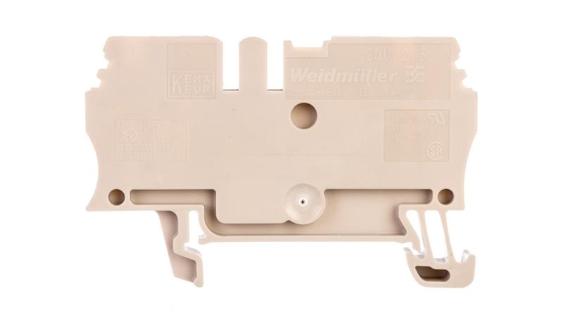 Złączka ZDU 2.5 24A 2,5mm2 ciemnobeżowa 1608510000-73968