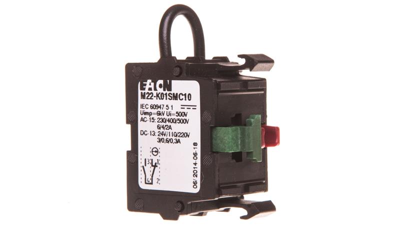 Styk pomocniczy 1Z 1R montaż czołowy M22-K01SMC10 121472-21033