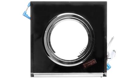 Oprawa punktowa 1xLED Gx5,3 12V IP20 MORTA CT-DSL50-B szkło czarna 18510-62995