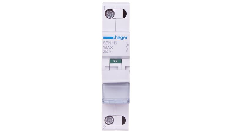Rozłącznik modułowy 16A 1P SBN116-23646