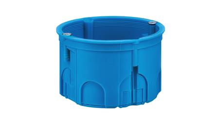 Puszka podtynkowa 40mm głębokości z wkrętami niebieska Z60Kw 34049203-75560