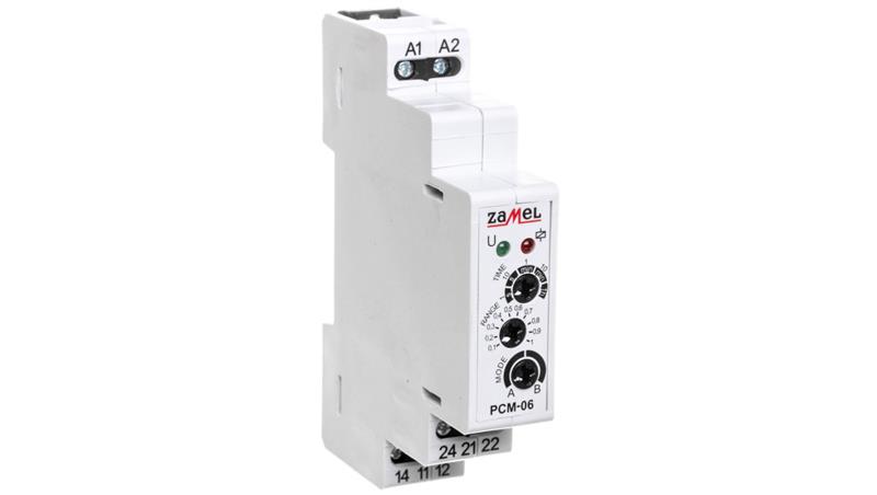 Przekaźnik czasowy 12-240V AC/DC PCM-06/U EXT10000083-6185
