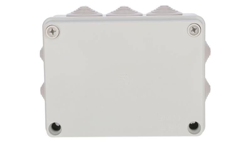 Puszka n/t hermetyczna 150x110x70 10 dławików IP55 szara S-BOX 306-74652