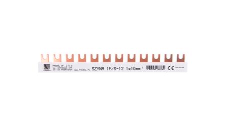 Szyna łączeniowa 1P 63A 10mm2 widełkowa (12mod.) S-12 E.4300-26454