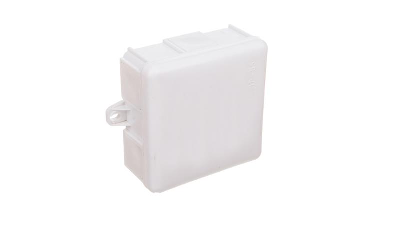 Puszka hermetyczna n/t 86x86x39mm pusta, z uszami montaż. IP55 biała 0226-10-74675