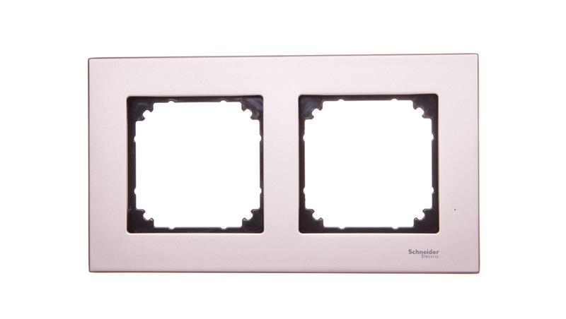 Merten M-Elegance Ramka podwójna metalowa tytan MTN403205-37946