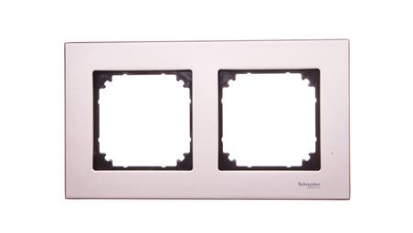 Merten M-Elegance Ramka podwójna metalowa tytan MTN403205-37946