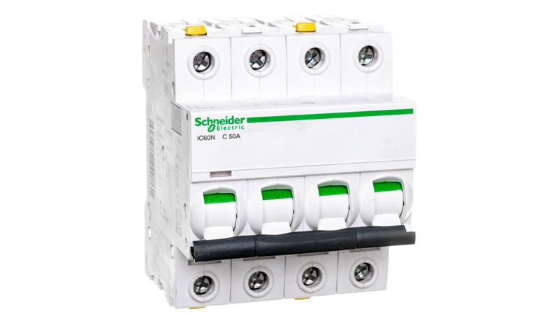 Wyłącznik nadprądowy 4P C 50A 6kA AC iC60N-C50-4 A9F04450-4407