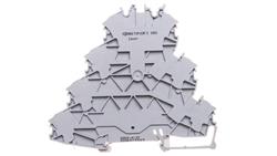 Złączka szynowa 4-pietrowa 7-zaciskowa 2,5mm2 L/L/L/PE szara 2002-4127 TOPJOBS-75225